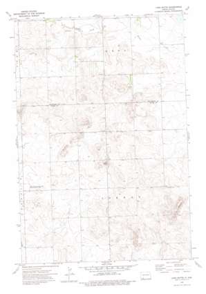 Long Butte topo map