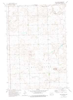 Wolf Butte topo map