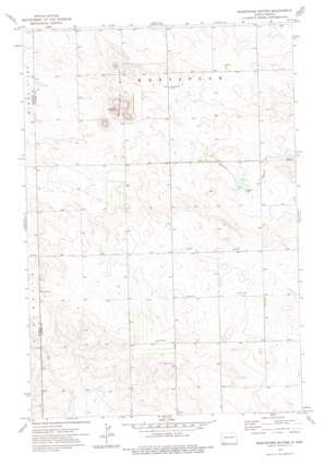 Whetstone Buttes topo map