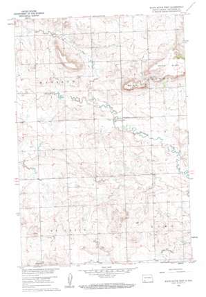 White Butte West topo map