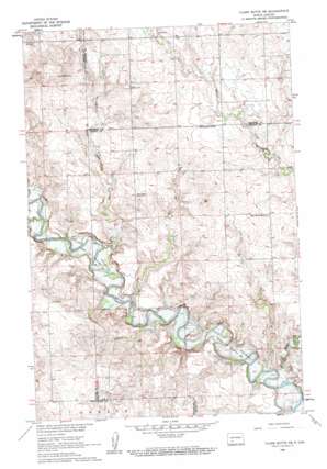 Clark Butte Ne topo map
