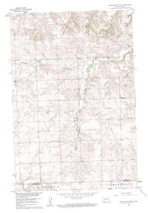 White Butte Nw topo map