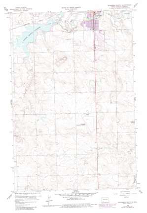 Dickinson South USGS topographic map 46102g7