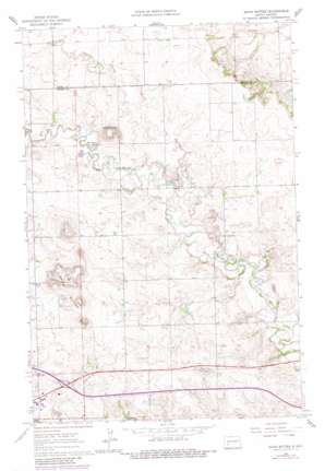 Davis Buttes USGS topographic map 46102h6