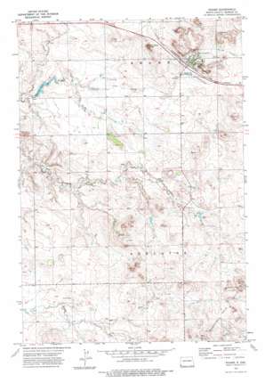 Rhame USGS topographic map 46103b6
