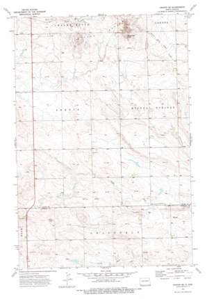 Amidon SE USGS topographic map 46103c3