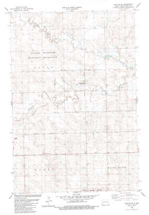 Daglum SE USGS topographic map 46103e1