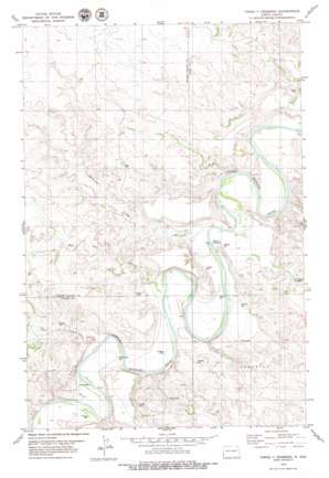 Three V Crossing USGS topographic map 46103e7