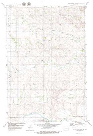 Dry Bullion Creek topo map