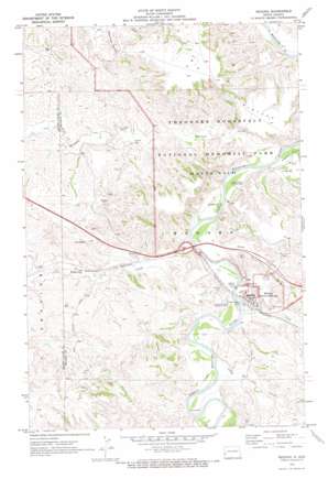 Medora USGS topographic map 46103h5
