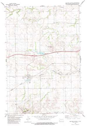 Sentinel Butte USGS topographic map 46103h7