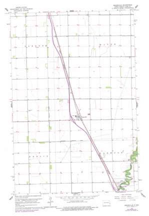 Argusville USGS topographic map 47096a8