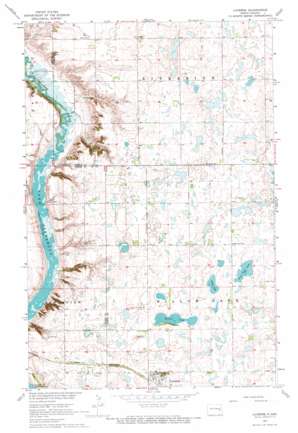 Luverne topo map