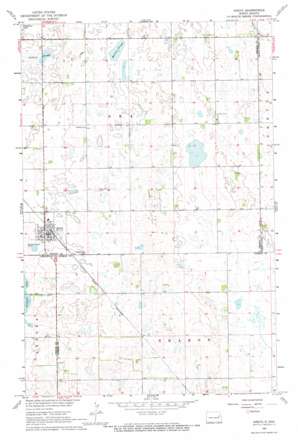 Aneta USGS topographic map 47097f8