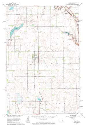 Dazey USGS topographic map 47098b2