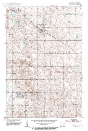 Courtenay USGS topographic map 47098b5