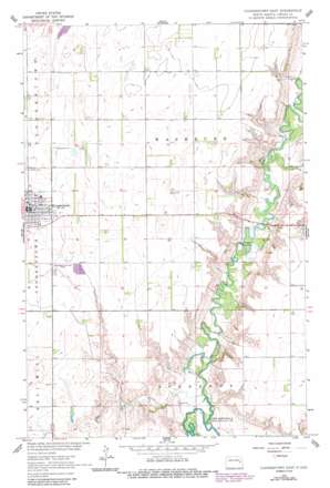 Cooperstown East USGS topographic map 47098d1