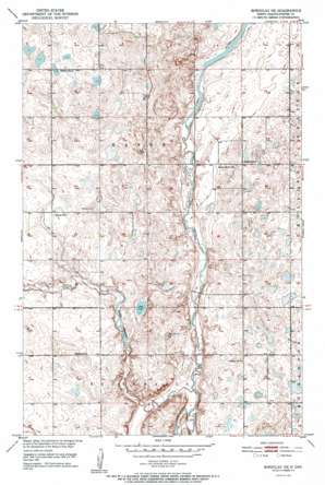 Bordulac NE USGS topographic map 47098d7
