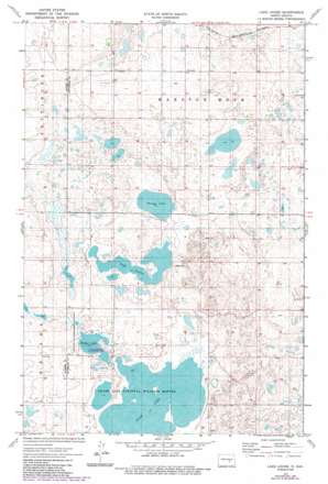 Lake Louise topo map