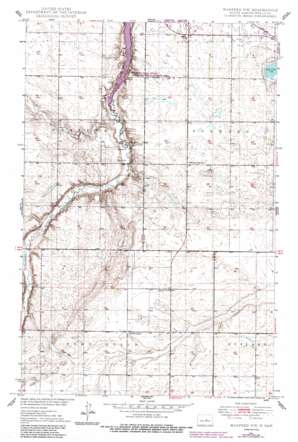Manfred NW USGS topographic map 47099f8