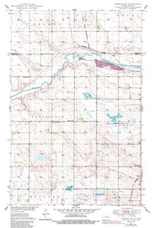 Oberon Sw USGS topographic map 47099g2