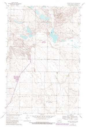Lincoln Valley topo map