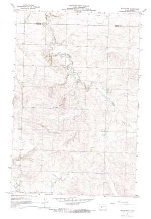 Red Butte topo map