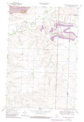Medicine Butte NE USGS topographic map 47101b7