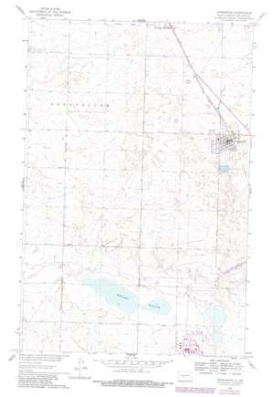 Underwood topo map