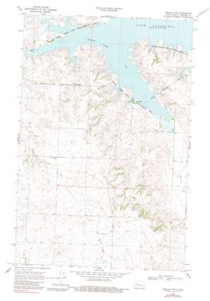 Beulah NW USGS topographic map 47101d8