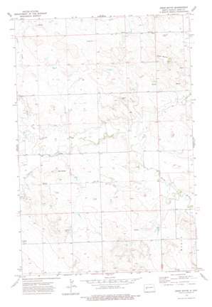Ziner Butte USGS topographic map 47102b5