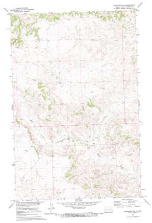 Mandaree Ne USGS topographic map 47102f5