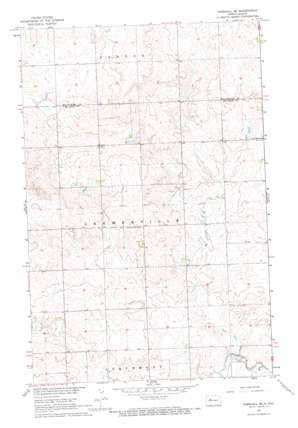 Parshall Se USGS topographic map 47102g1