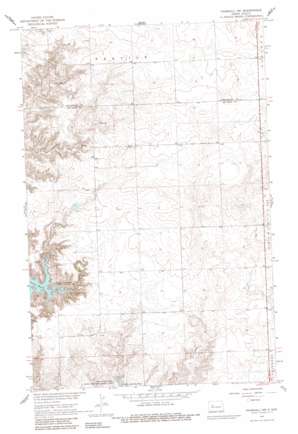 Parshall Sw topo map