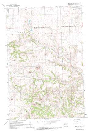Blue Buttes USGS topographic map 47102h7
