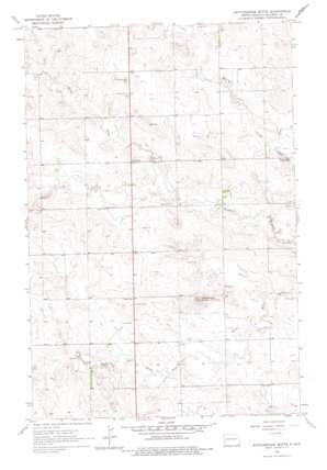 Rattlesnake Butte USGS topographic map 47103a2