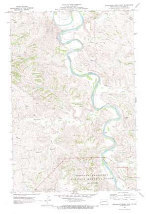 Wannagan Creek East USGS topographic map 47103a5