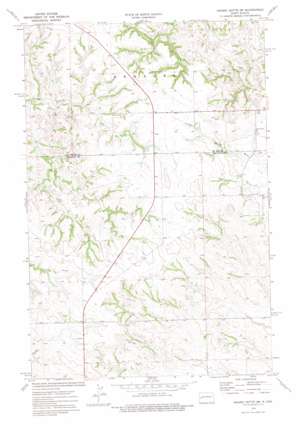 Grassy Butte Sw topo map