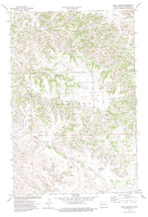 Wolf Coulee topo map