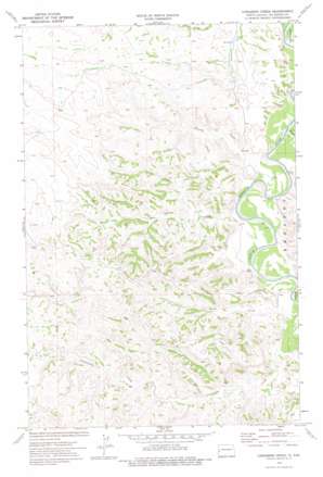 Cinnamon Creek USGS topographic map 47103d6