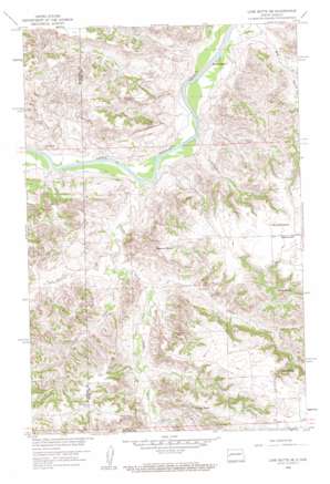 Lone Butte SE USGS topographic map 47103e1