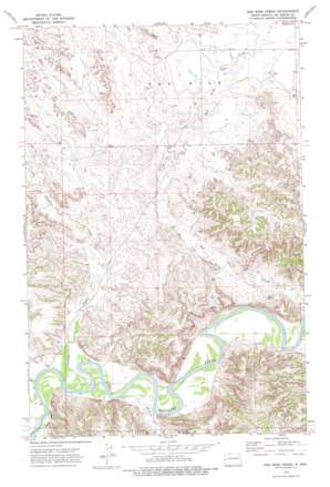 Red Wing Creek topo map