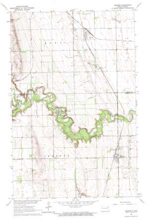 Inkster topo map