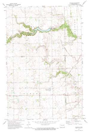 Dahlen USGS topographic map 48097b8