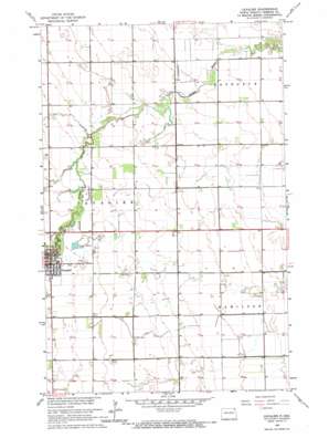Cavalier USGS topographic map 48097g5