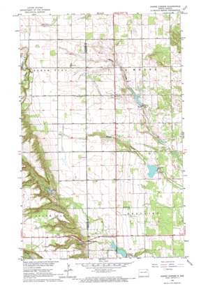 Hanks Corner USGS topographic map 48097g8