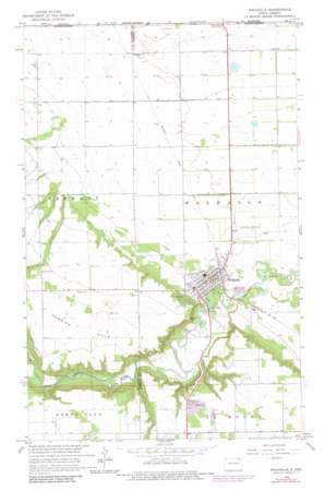 Walhalla USGS topographic map 48097h8