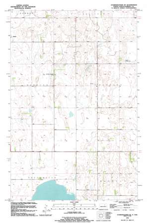 Starkweather SE USGS topographic map 48098c7