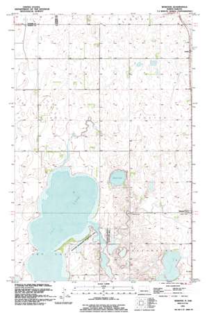 Webster topo map