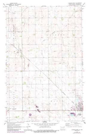 Langdon West USGS topographic map 48098g4